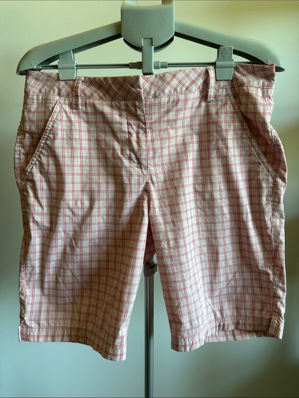 Puma Pink Plaid Women’s Bermuda Shorts
